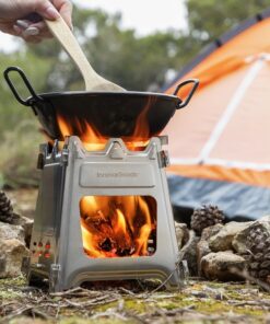 Сгъваема стоманена къмпинг печка InnovaGoods