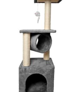 Сиво котешко дърво катерушка 90 см.