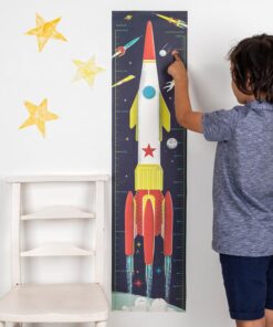 Скала за деца измерване на височина Космическа ера Rex London