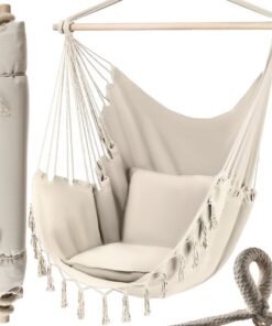 Хамак бразилски стол в бежово Gardlov 20938