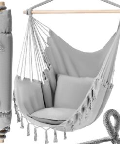 Хамак бразилски стол в сиво Gardlov 20937