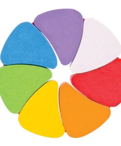 Цветна дървена играчка за деца Цвете Bigjigs