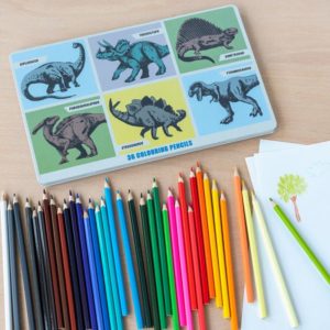 Цветни моливи за деца Праисторическа земя 36 броя Rex London