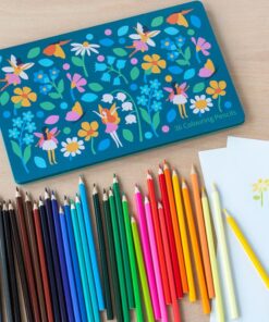 Цветни моливи за деца Фея в градината 36 броя Rex London