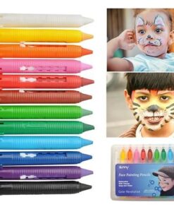 Цветни пастели за лице 12 бр Malatec