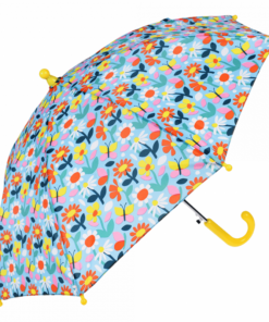 Чадър за деца с принт на цветя и пеперуди Rex London