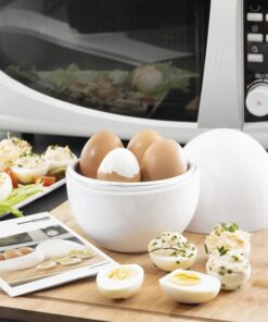 Яйцеварка за микровълнова с книга за рецепти InnovaGoods