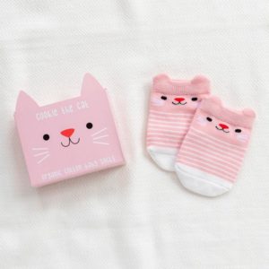 Бебешки чорапи с принт Котенца Rex London
