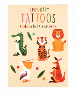 Временнни татуировки за деца Цветни животни Rex London