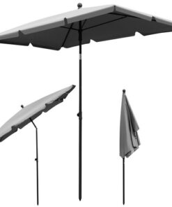 Голям сгъваем грдински чадър 130x200см