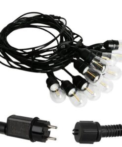 Градинска гирлянда с 10 LED крушки 5m