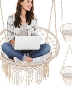 Градинска люлка Гнездо в бежово 2м Malatec