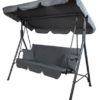 Градинска люлка със сенник за 3 човека Malatec