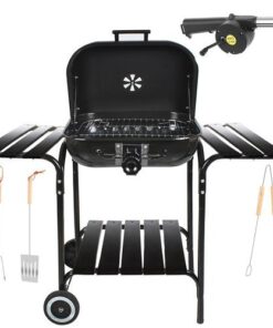 Градинска скара с капак и колелца G5423 Kaminer