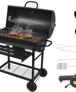 Градинска скара с капак тип варел G8057 Kaminer