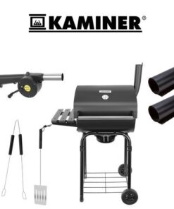 Градинска скара с капак тип варел G9790 Kaminer