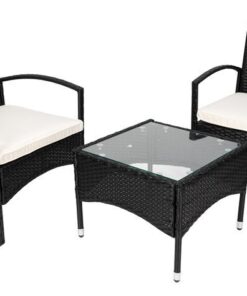 Градински мебели от ратан маса и столове Malatec