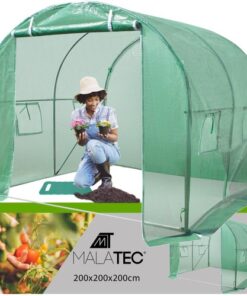 Градински тунел оранжерия с фолио 2x2x2m Malatec