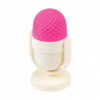 Гумичка с острилка микрофон в розово Rex London