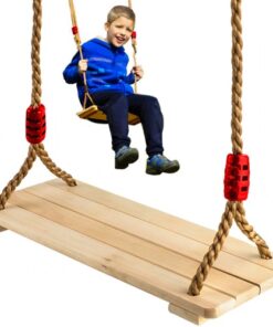 Детска дървена люлка за двор и градина Kruzzel