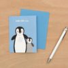 Детска картичка Пингвини Rex London