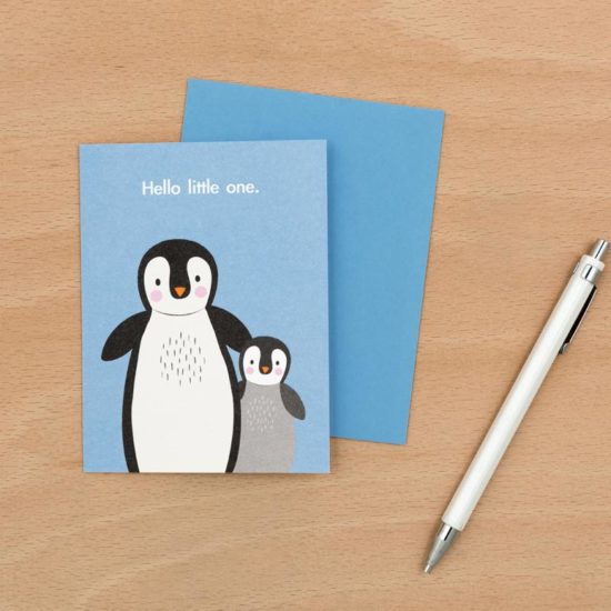 Детска картичка Пингвини Rex London