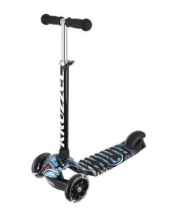 Детска тротинетка в черно Rapid Pu Kruzzel