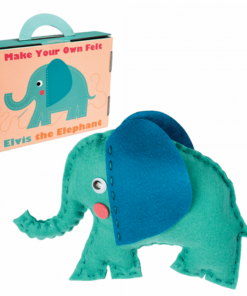 Детски комплект за шиене с филц Слончето Елвис Rex London