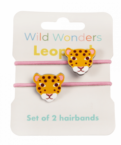 Детски ластици за коса с Леопардче Rex London