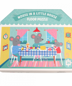 Детски пъзел Мишка в къща Rex London