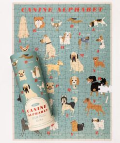 Детски пъзел в тубус Кучешка азбука Rex London