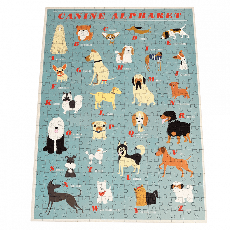Детски пъзел в тубус Кучешка азбука Rex London 6