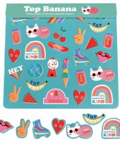 Детски стикери с принт Топ банана Rex London