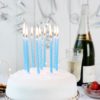 Комплект свещи за рожден ден в синьо Rex London