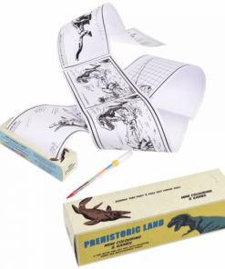 Мини детски комплект за оцветяване Праисторическа земя Rex London