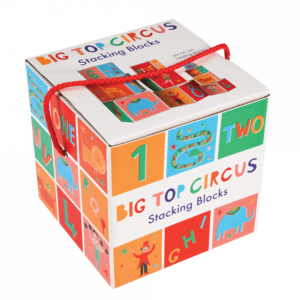 Образователни картонени кубчета за деца Цирк Rex London