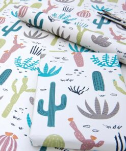 Опаковъчна хартия с Кактуси фигури Rex London