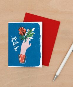 Поздравителна детска картичка Само за теб Rex London