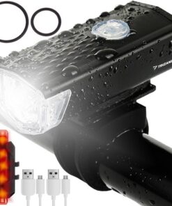 Светлина за велосипед USB LED + задна светлина Trizand