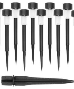 Соларни градински лампи комплект 10 бр