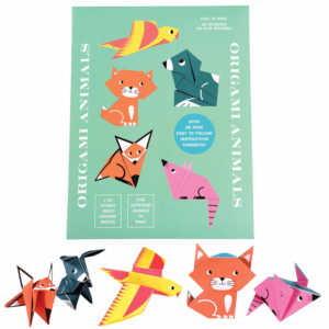 Хартиена игра за деца оригами с животни Rex London