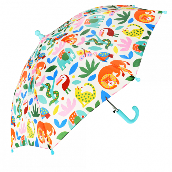 Чадър за деца с принт Диви чудеса Rex London