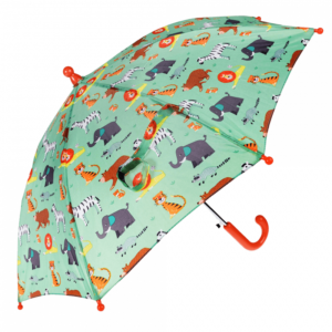 Чадър за деца с принт Парк за животни Rex London