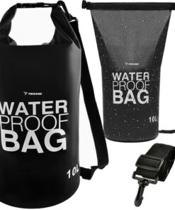 Черна водоустойчива чанта 10L Trizand