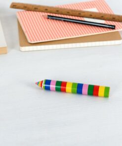 Шарена гумичка във формата на молив Rex London