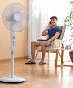 Вентилатор на стойка WHITE 45 W InnovaGoods