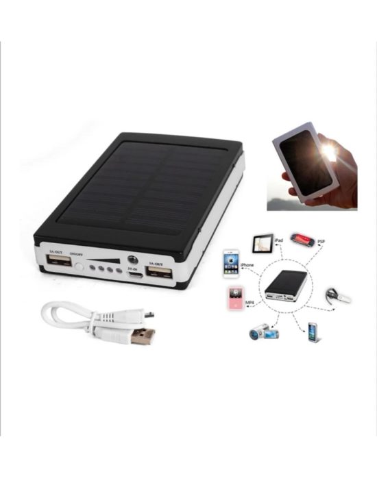 Външна батерия 50000 MAH SOLAR С 2 USB порта