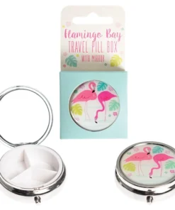 Детска метална кутийка с огледалце Фламинго Rex London