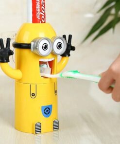 Детски диспенсър за паста за зъби миньон