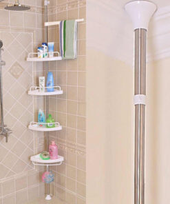 Етажерка за баня неръждаема MULTIFUNCTIONAL CORNER SHELF